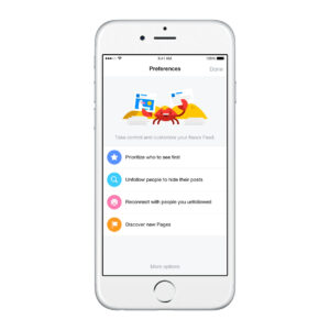 Il 2015 di Facebook - preferenze newsfeed